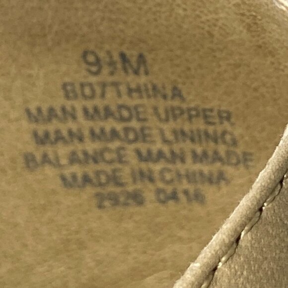 Bandolino SZ 8.5 Neutral taupe wedge slide with back strap comfortable - Picture 9 of 9